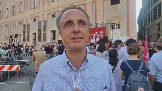 Genova, sit-in a De Ferrari, Sansa a Telenord: ""Occasione non solo di vincere, ma di cambiare la Liguria con una politica nuova"