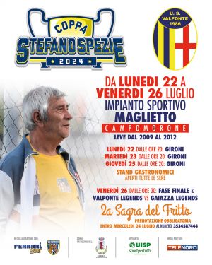 Campomorone: al via il torneo di calcio giovanile in memoria di Stefano Spezie 