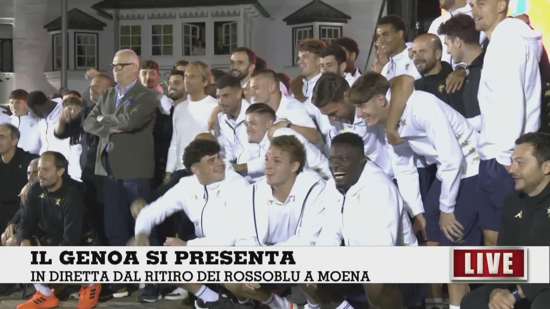 Genoa, la presentazione integrale a Moena. Zangrillo ai tifosi: "Non vi deluderemo"