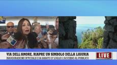 Via dell'Amore, ministro Santanchè: "Si ricostruisce una meraviglia italiana"