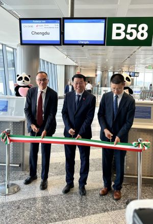 Inaugurata la nuova rotta Milano-Chengdu: un nuovo ponte tra Europa e Cina