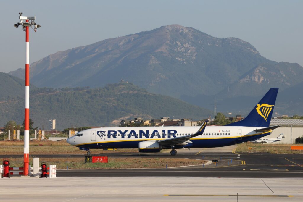 Aeroporto Costa d’Amalfi: avviate le nuove rotte estive di Ryanair