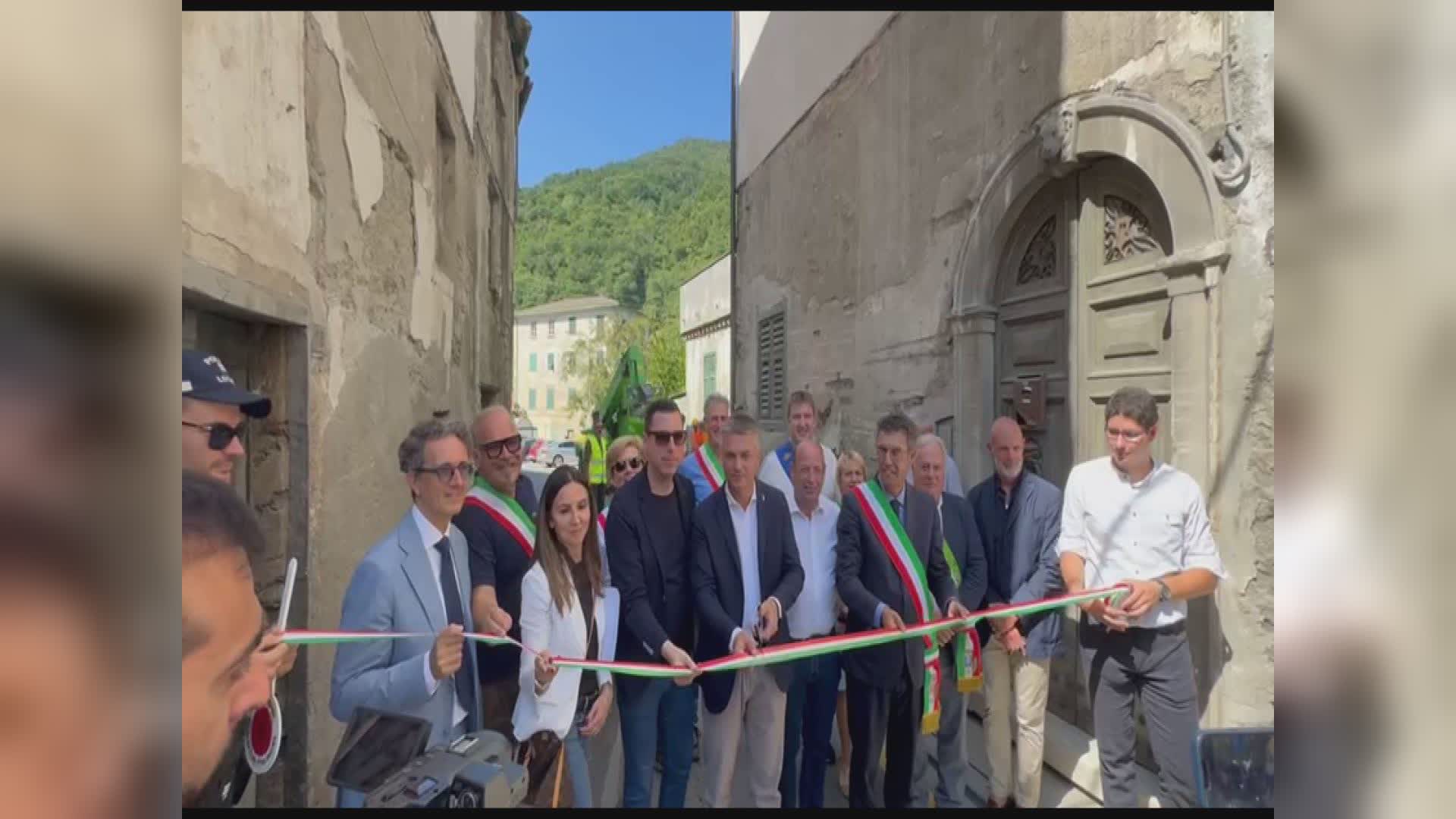 Mezzanego, demolito il voltino: via libera al traffico senza restrizioni