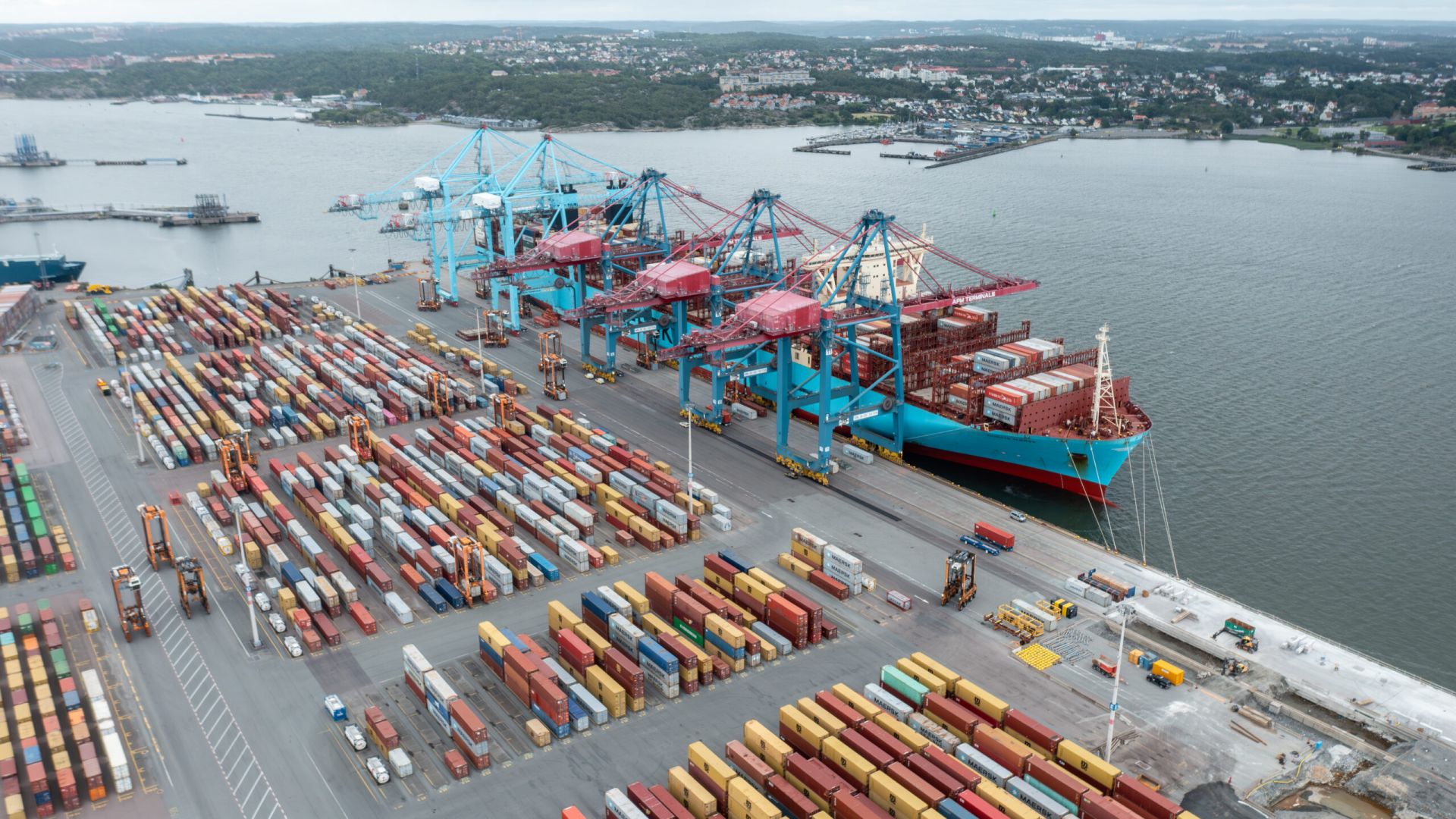 Svezia, per il quindicesimo trimestre consecutivo aumentano volumi di container nel porto di Göteborg