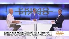 Primo piano: Regionali, intervista a Morra e Crucioli di Uniti per la Costituzione