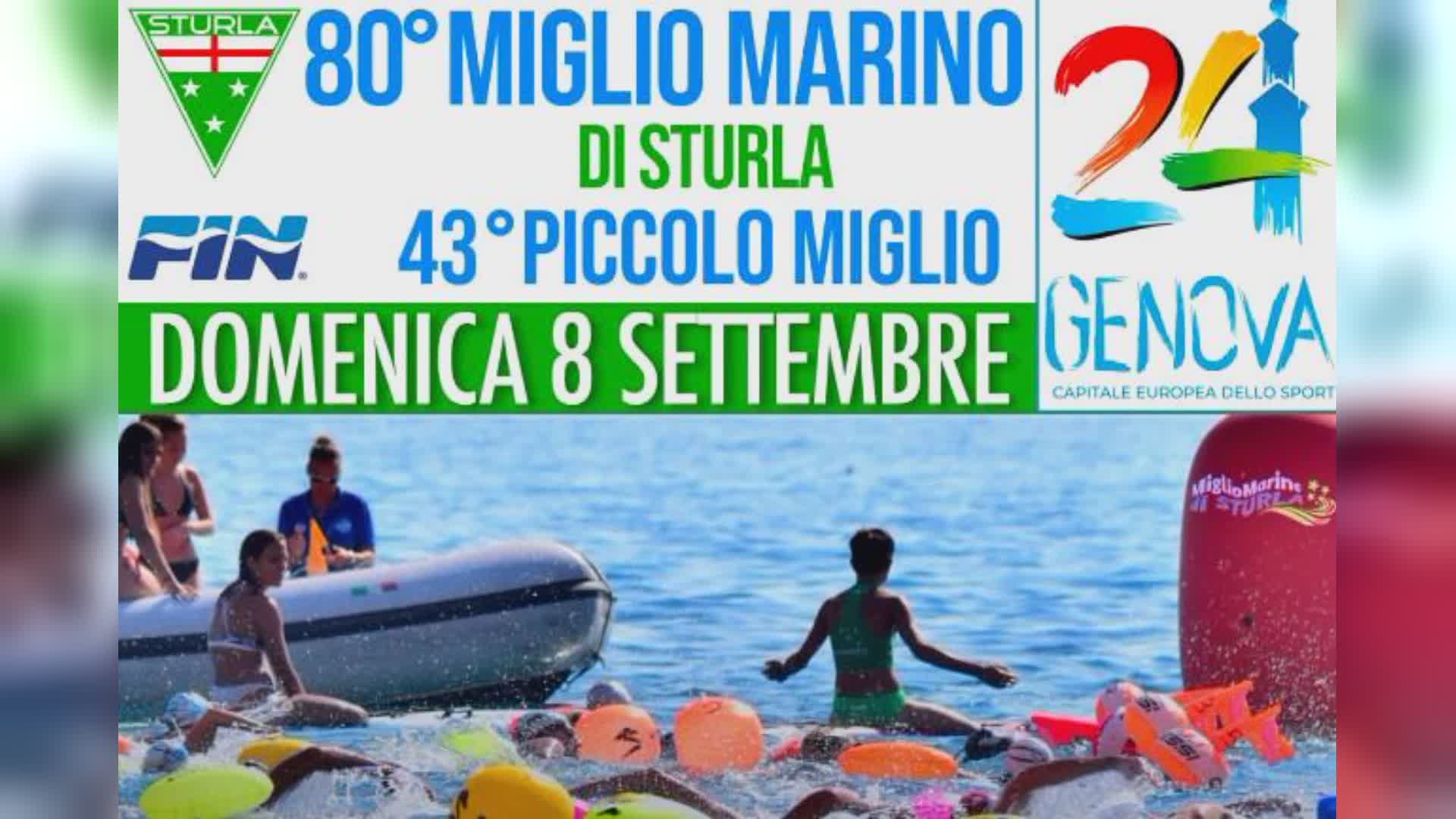 Genova: Miglio Marino di Sturla, edizione 2024 con Rachele Bruni detentrice del titolo