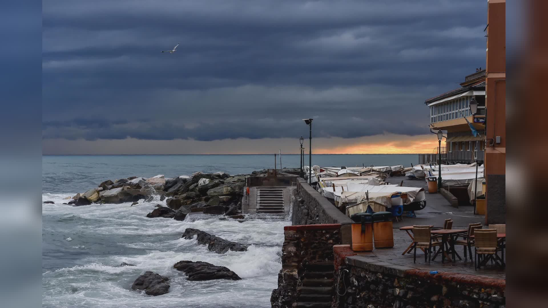 Maltempo: burrasca ma in alto mare, temporali in valle Scrivia e a Savignone