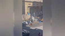 Genova: esplosa tubatura in via Macaggi, strada allagata (VIDEO)