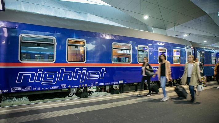 Stazione Tiburtina, presentato nuovo treno Nightjet che collega Roma con Vienna e Monaco