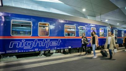 Stazione Tiburtina, presentato nuovo treno Nightjet che collega Roma con Vienna e Monaco