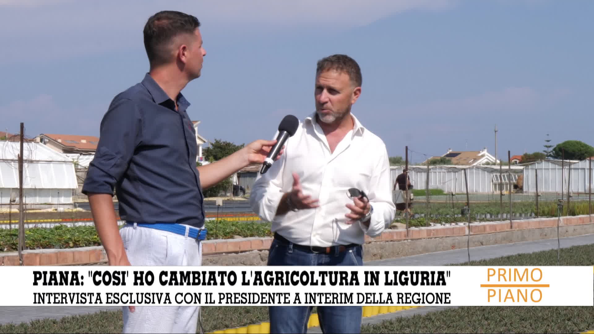 Primo piano: Alessandro Piana, così ho cambiato l'agricoltura in Liguria