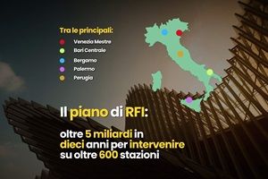 RFI punta a riqualificare più di 600 stazioni. Investimento di oltre 5 mld in 10 anni