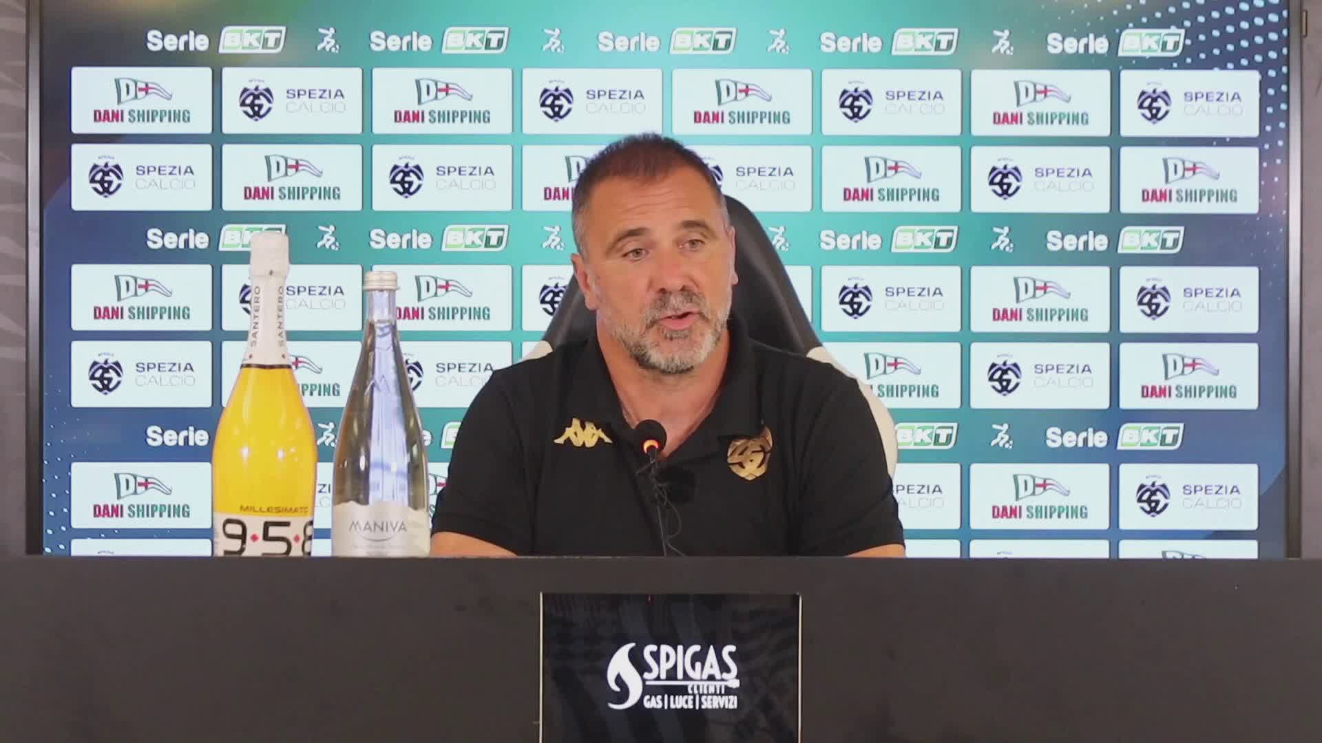 Spezia, D'Angelo: "Cremonese da affrontare con attenzione tattica"
