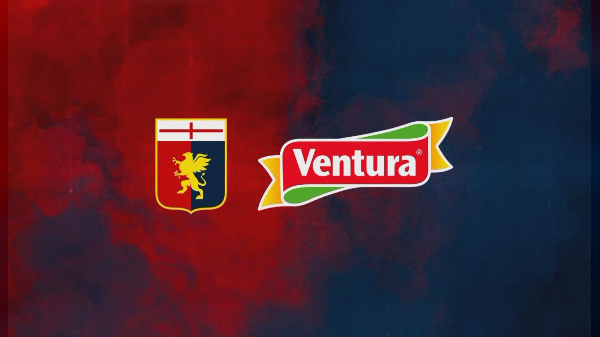 Genoa, attiva nuova collaborazione con Ventura: sarà Nutritional Partner del club