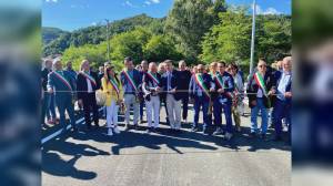 Infrastrutture, inaugurato nuovo ponte a Pallare. Rixi: "Opera strategica per la Val Bormida"