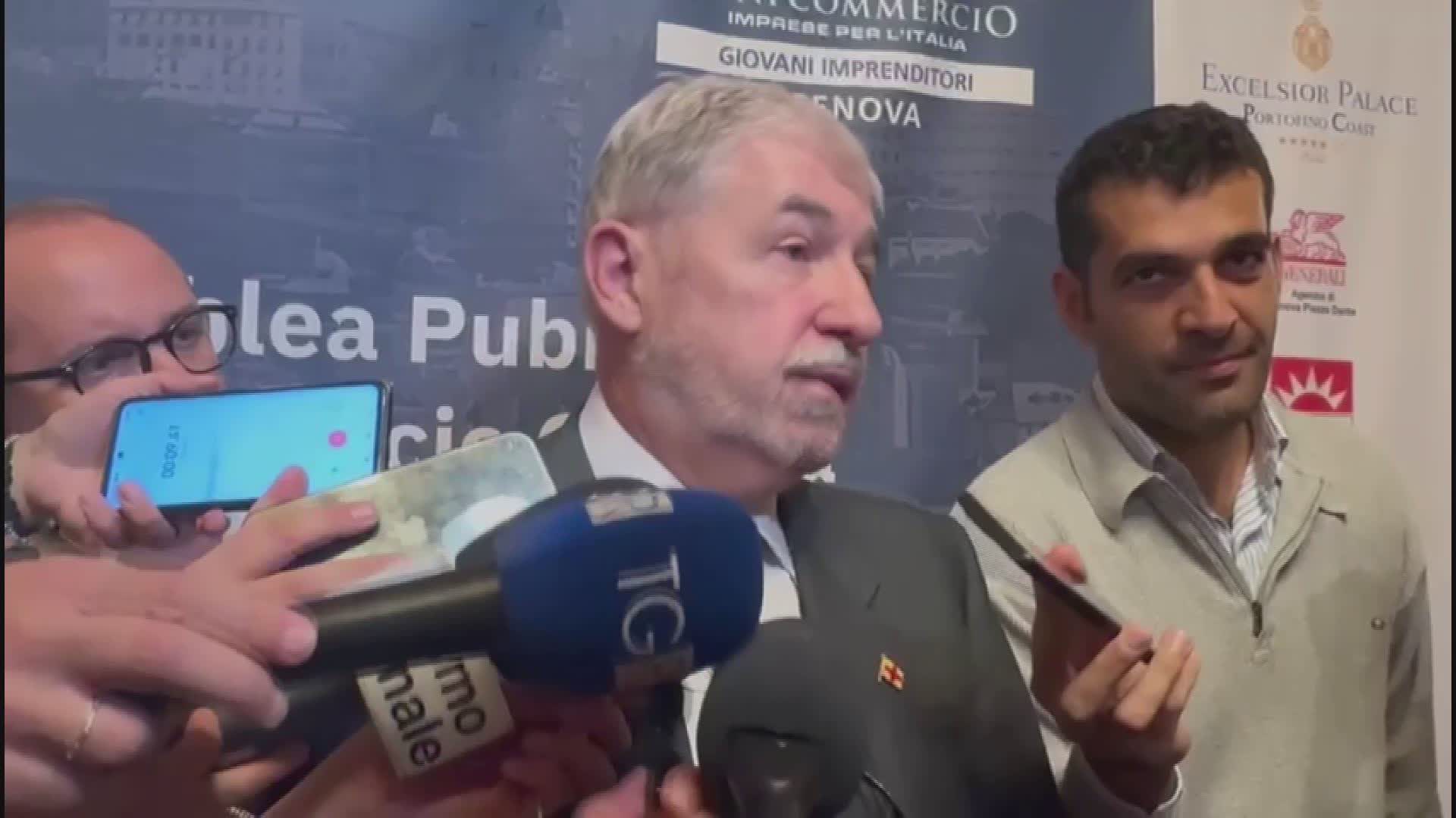 Regionali, Bucci a Paita: "Sono candiato civico, mai avuto tessera di partito"