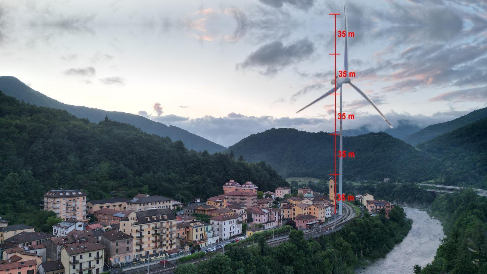 Isola del Cantone: mobilitazione popolare contro le 6 nuove pale eoliche 