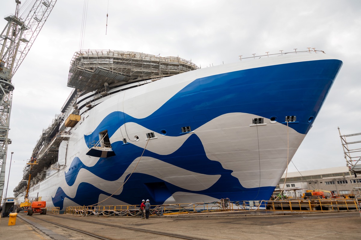 Porti, Fincantieri: Varata a Monfalcone "Star Princess" 