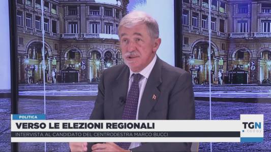 Regionali, Bucci a Telenord: "Questo voto deciderà i prossimi vent'anni della Liguria"