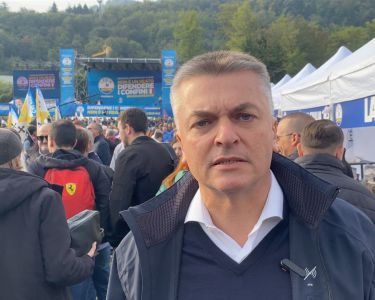 Regionali, Rixi a Pontida: "Qui da tutta Italia per esprimere solidarietà a Salvini"