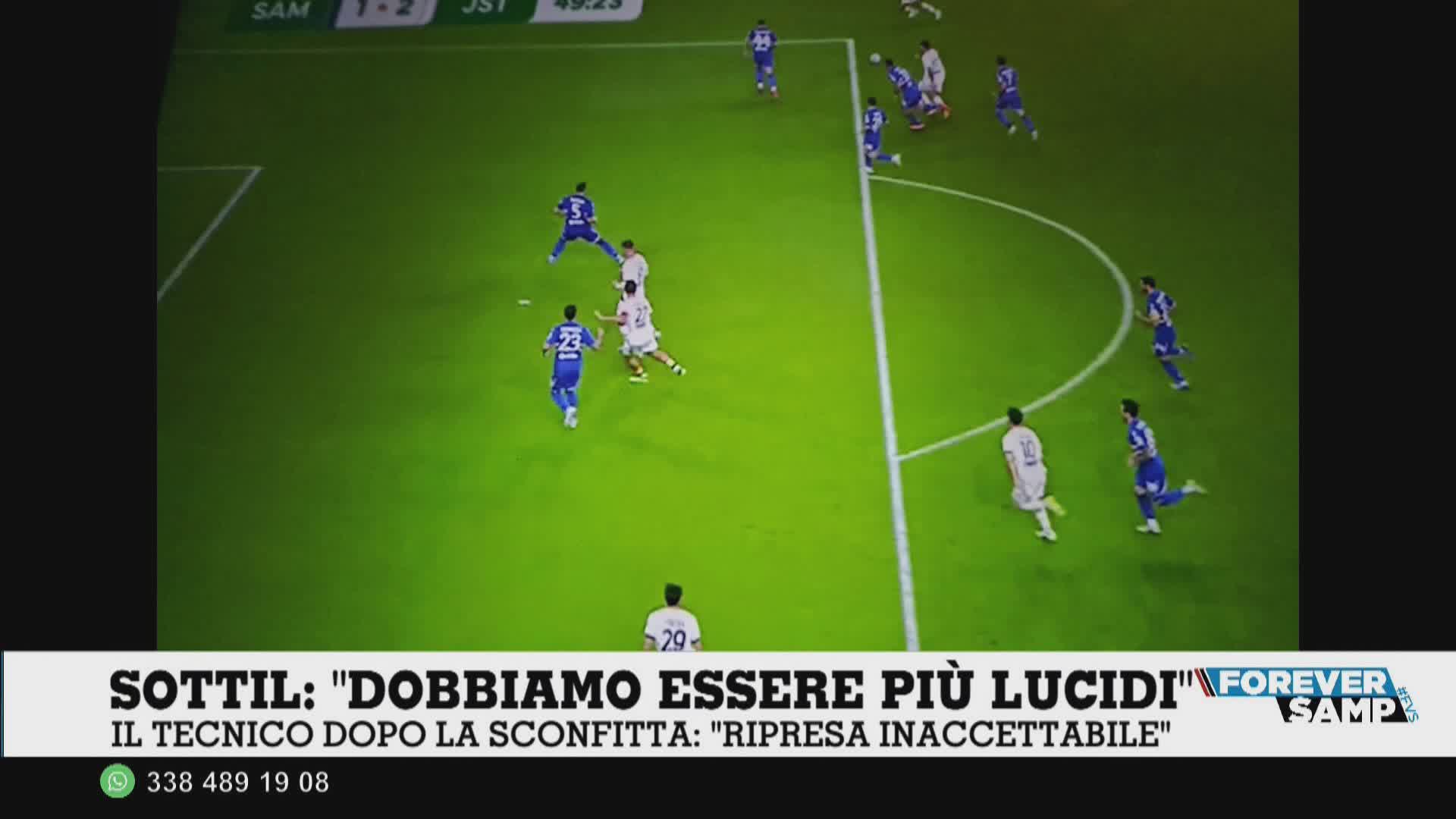 Sampdoria, Nicolini: "Vi spiego le distrazioni fatali di Riccio sui gol presi"