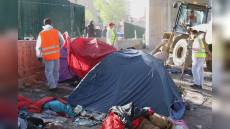 Ventimiglia, sgomberata tendopoli di migranti sul greto del Roja