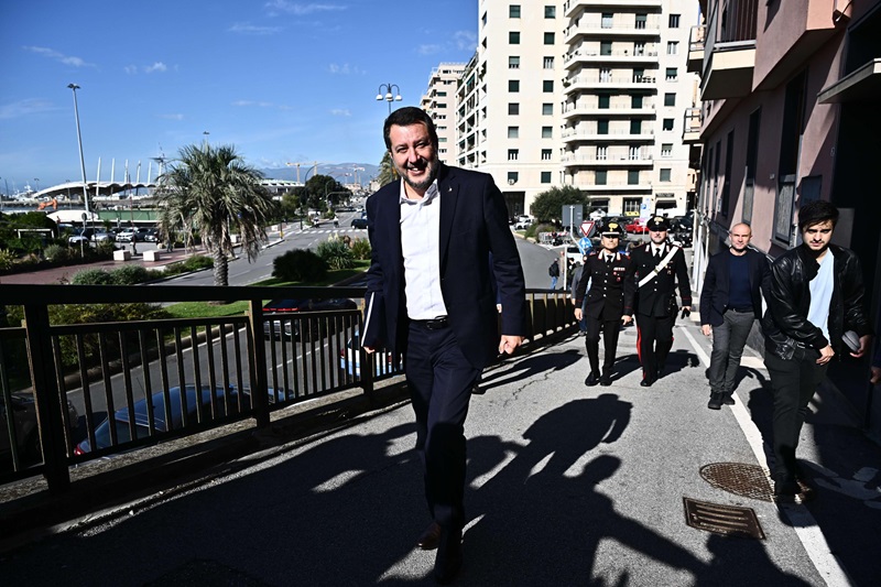 Salvini: "Diga fonte di ricchezza per Genova e Italia, l'obiettivo è chiudere i lavori entro novembre 2026. La Gronda si farà sicuramente"