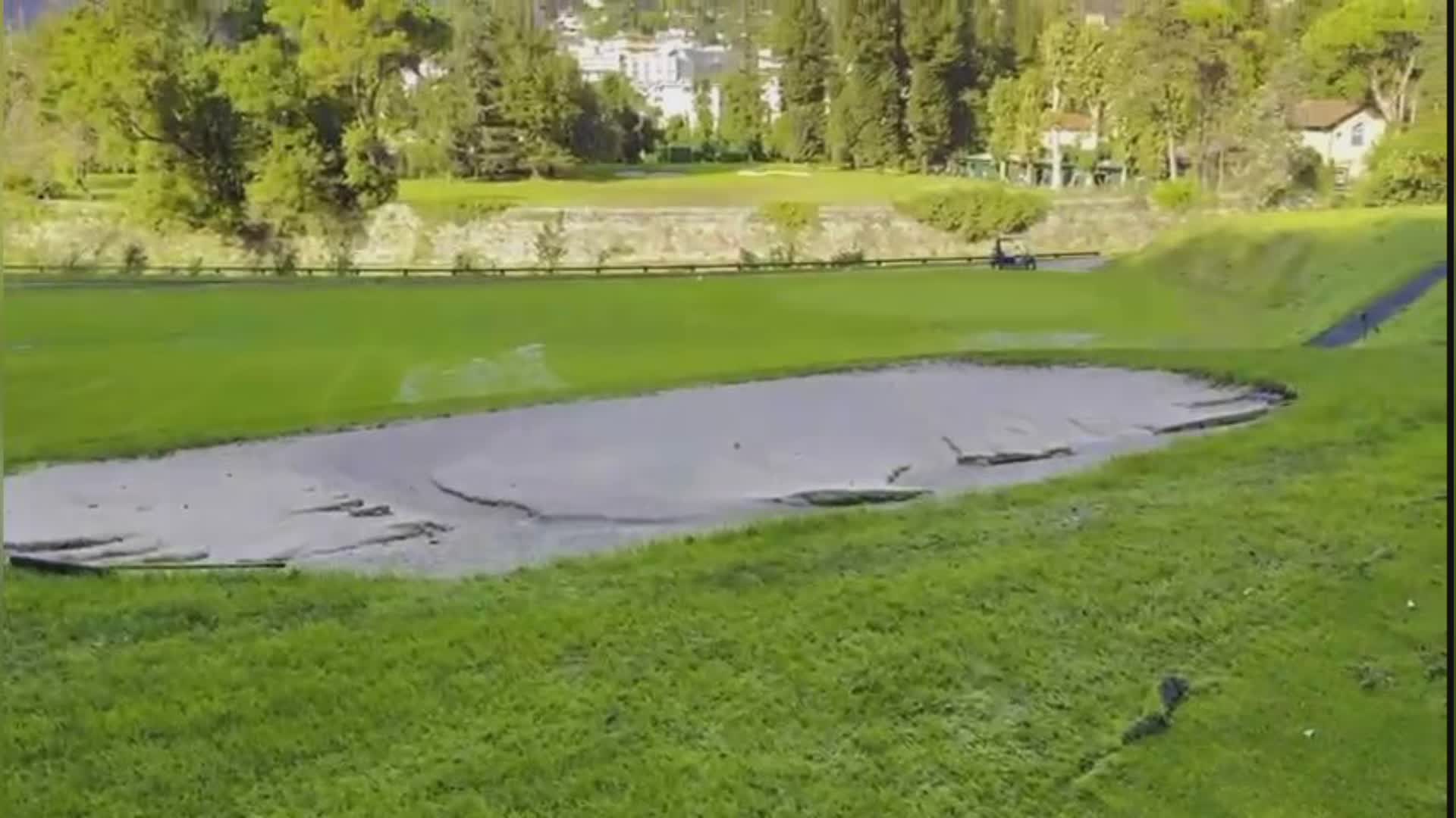 Maltempo, danni anche al Circolo Golf Tennis di Rapallo