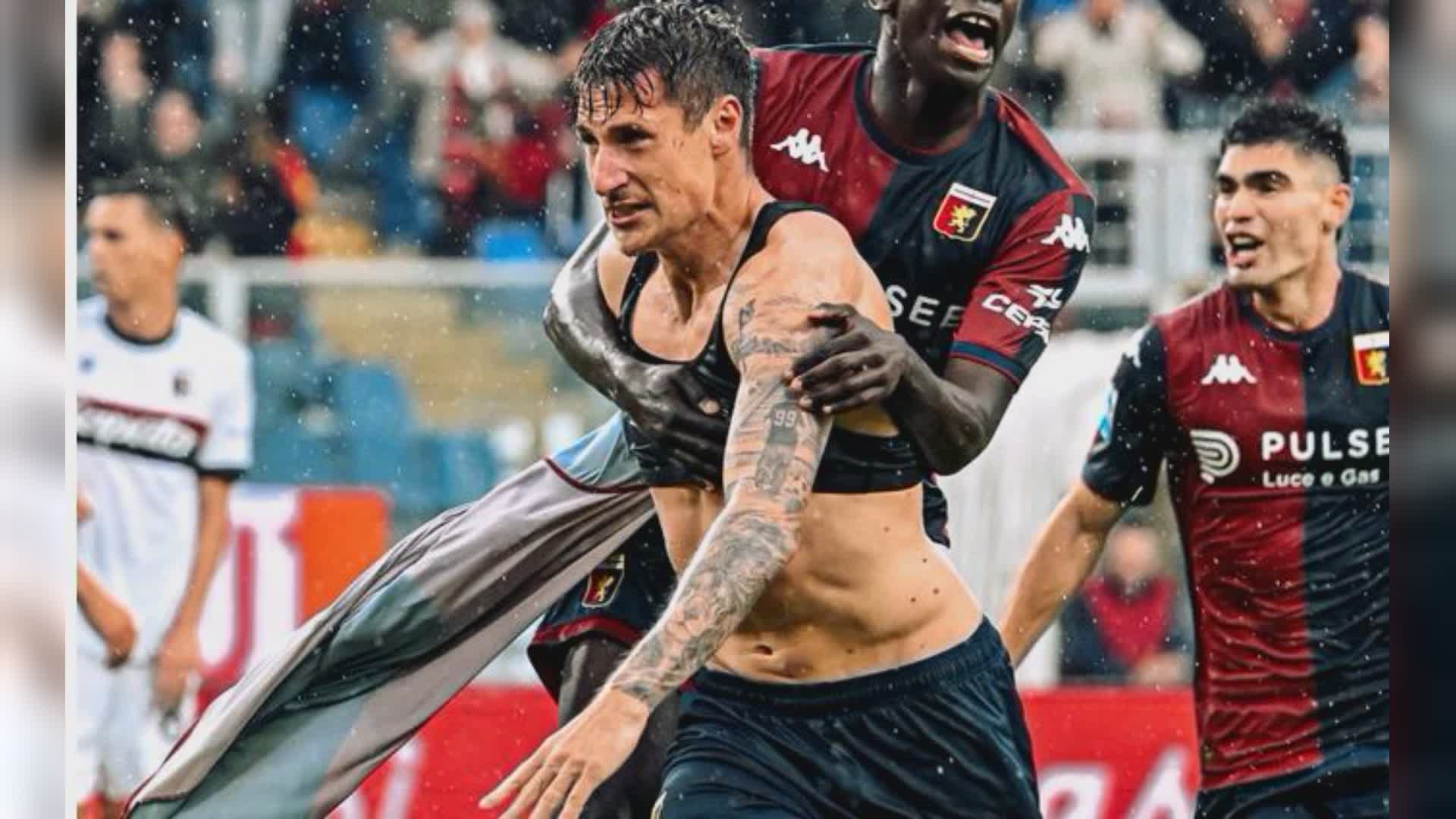 Genoa, Pinamonti ricoverato in ospedale dopo il match con il Bologna