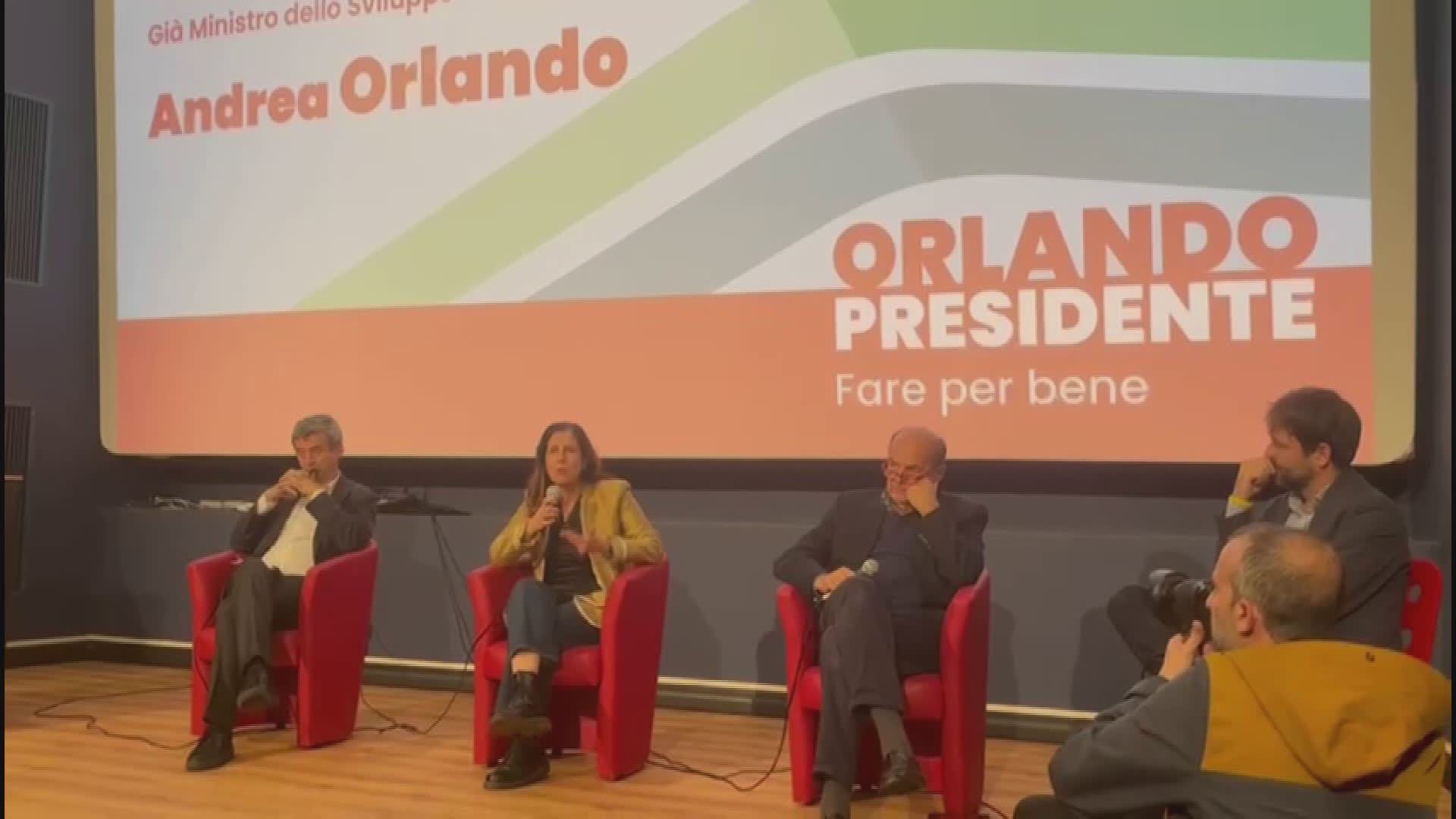 Regionali, Orlando: "Noi vogliamo una sanità pubblica, gratuita e accessibile a tutti"
