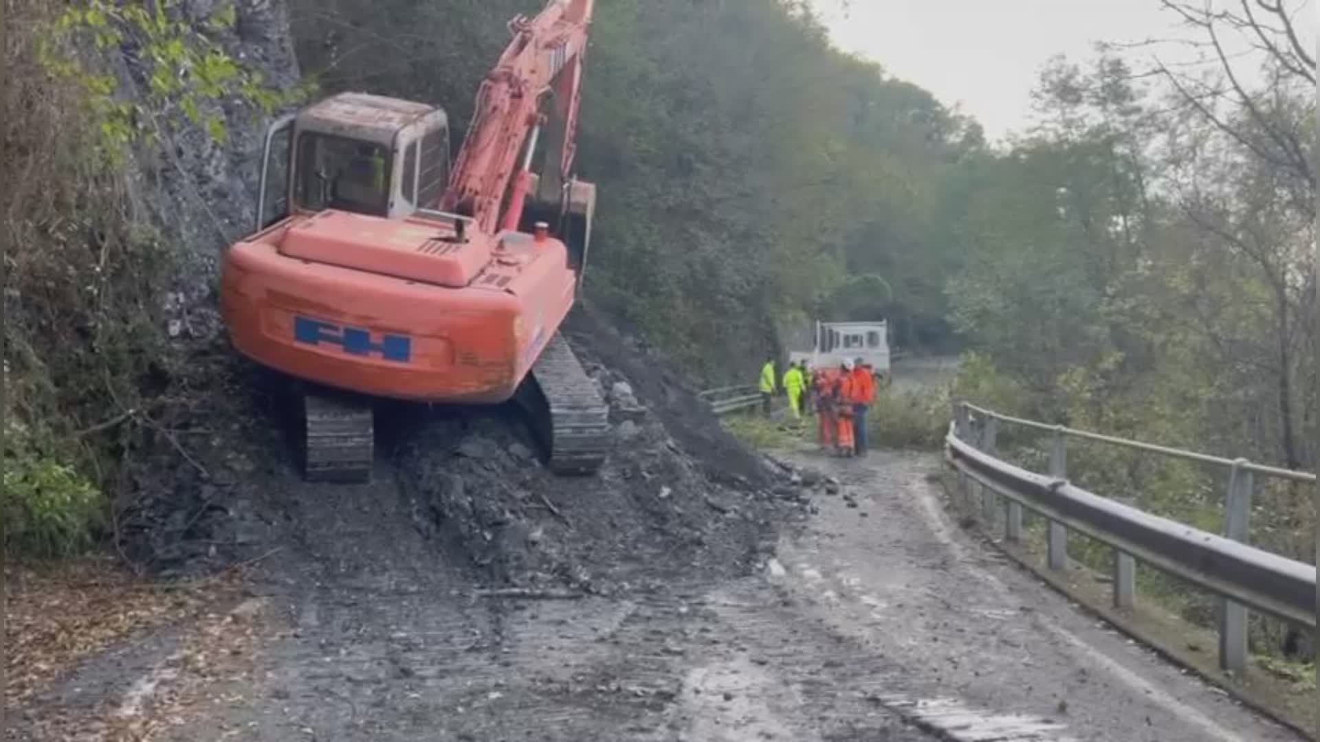 Serra Riccò, riapre la strada provinciale di Orero