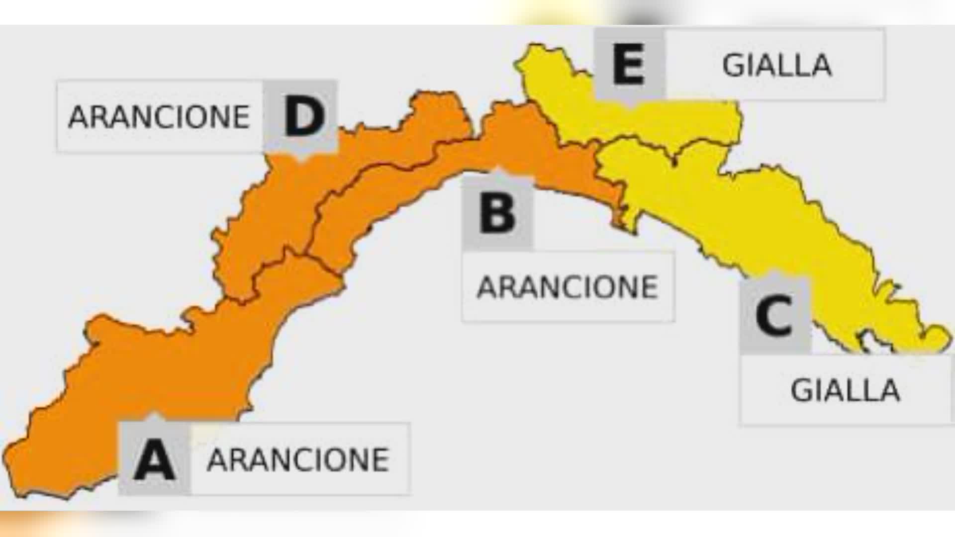 Maltempo, allerta arancione prolungata fino alle 14 di domenica: ecco dove