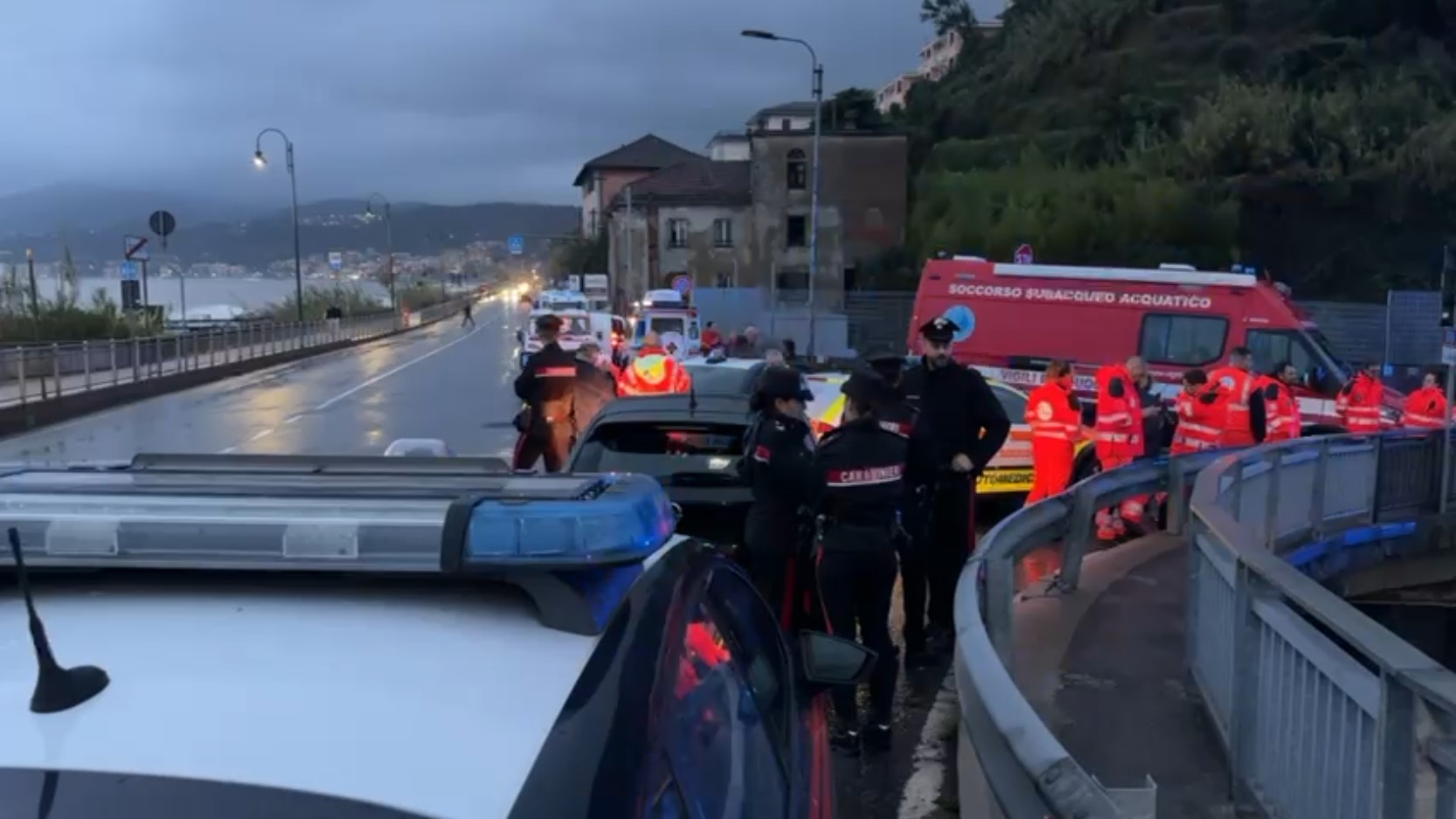 Maltempo: un disperso ad Arenzano nel nubifragio che ha flagellato il Ponente da Vesima a Celle, trovata un'auto vuota