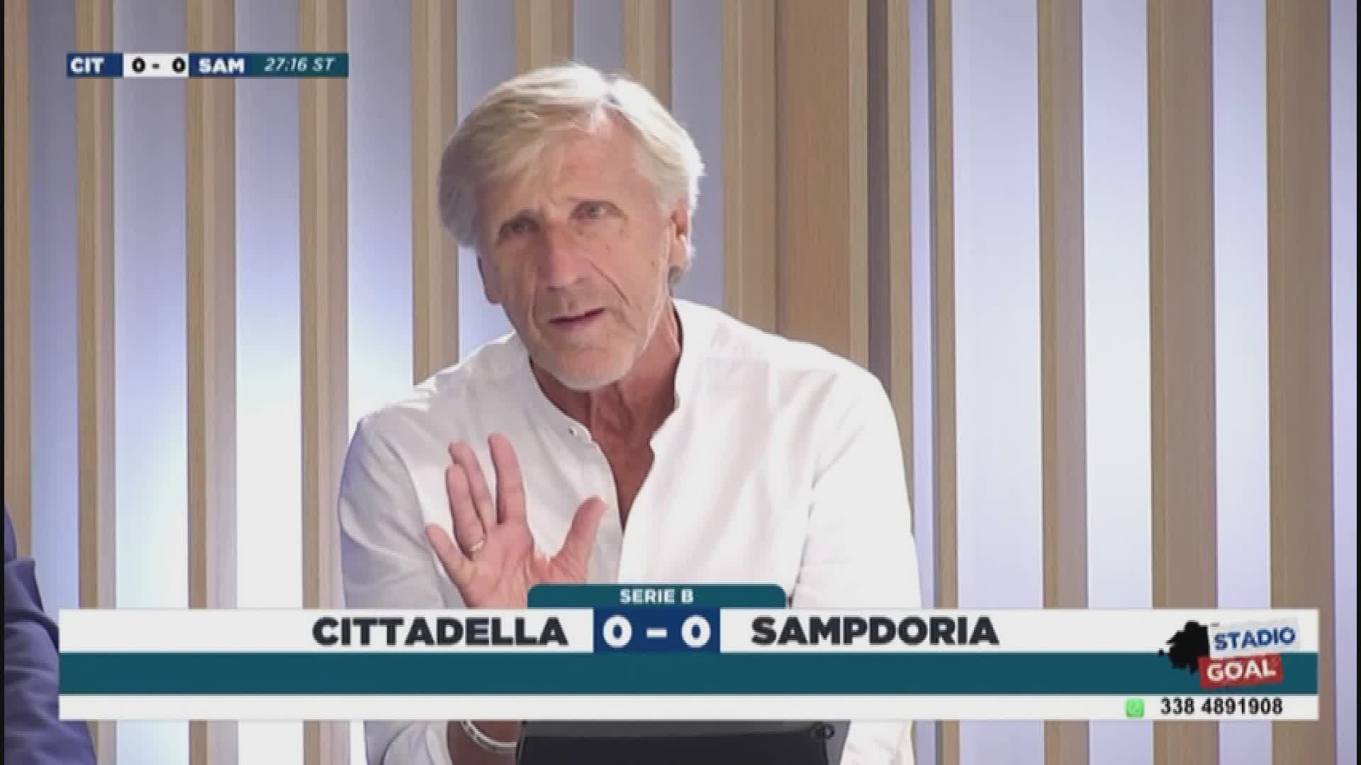 Sampdoria, lo sfogo in diretta di Nicolini: "Scelta illogica di Sottil a Cittadella"
