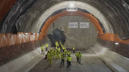 Gronda di Genova: ultimato lo scavo della prima galleria (VIDEO)