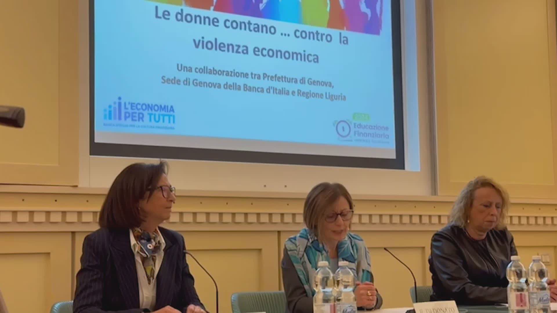 Genova, Banca d'Italia scende in campo contro la violenza di genere