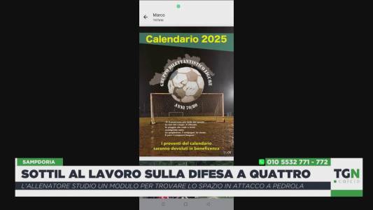 Genova, calendario benefico del gruppo dilettantistico anni '70-'80