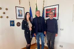 Gioia Tauro, visita della neo segretaria generale della Uil Senese al presidente Agostinelli