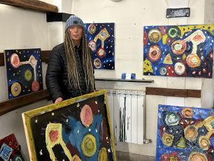 Savignone, Claudio Milovic: "La mia arte unica al mondo apprezzata da Pier Silvio Berlusconi"