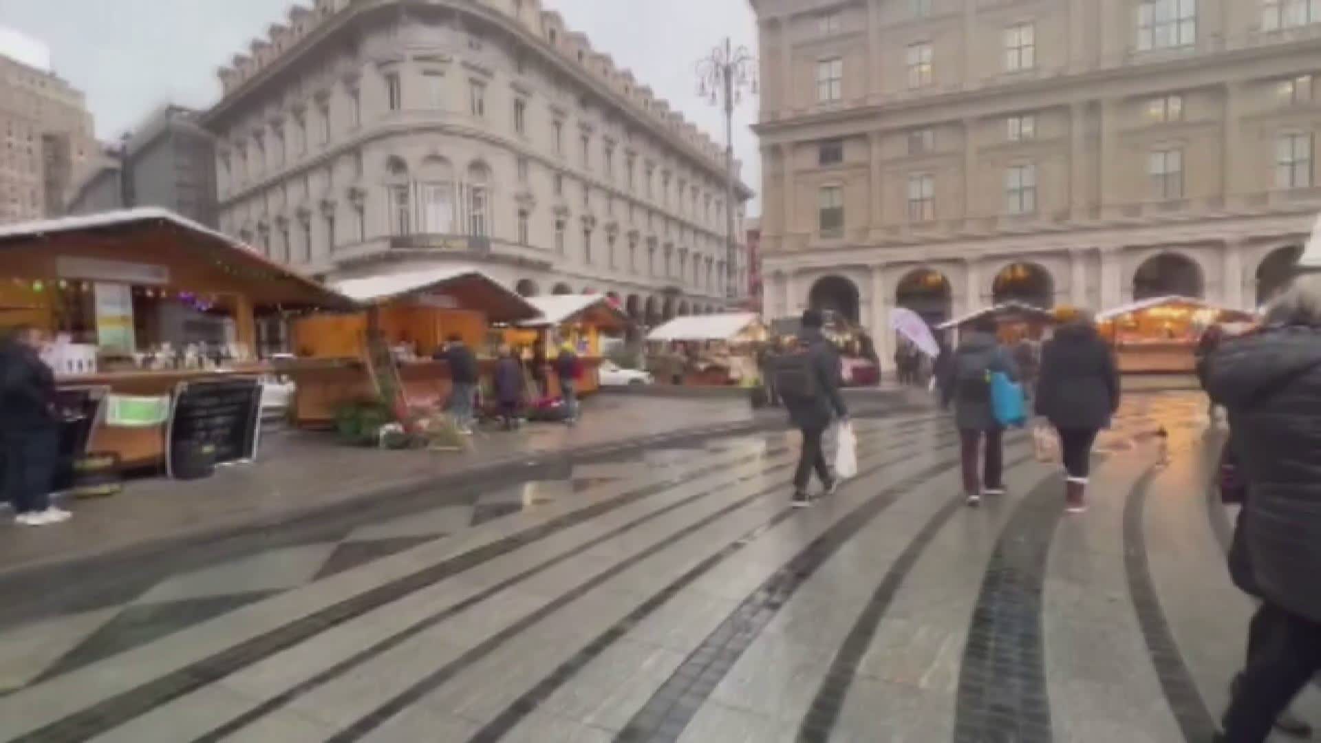 Genova, il Mercatale torna in anticipo: dal 7 al 22 dicembre 40 casette di legno in piazza De Ferrari
