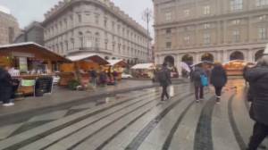 Genova, il Mercatale torna in anticipo: dal 7 al 22 dicembre 40 casette di legno in piazza De Ferrari