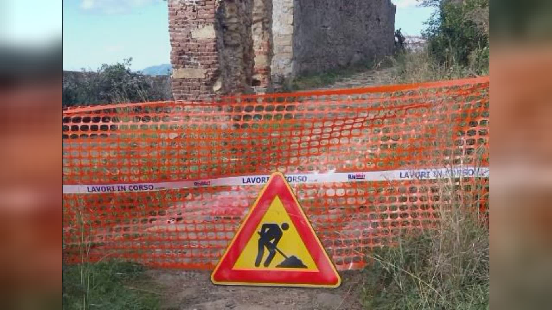 Sestri Levante: recupero ruderi di Sant'Anna, chiusura provvisoria Strada dei Ponti