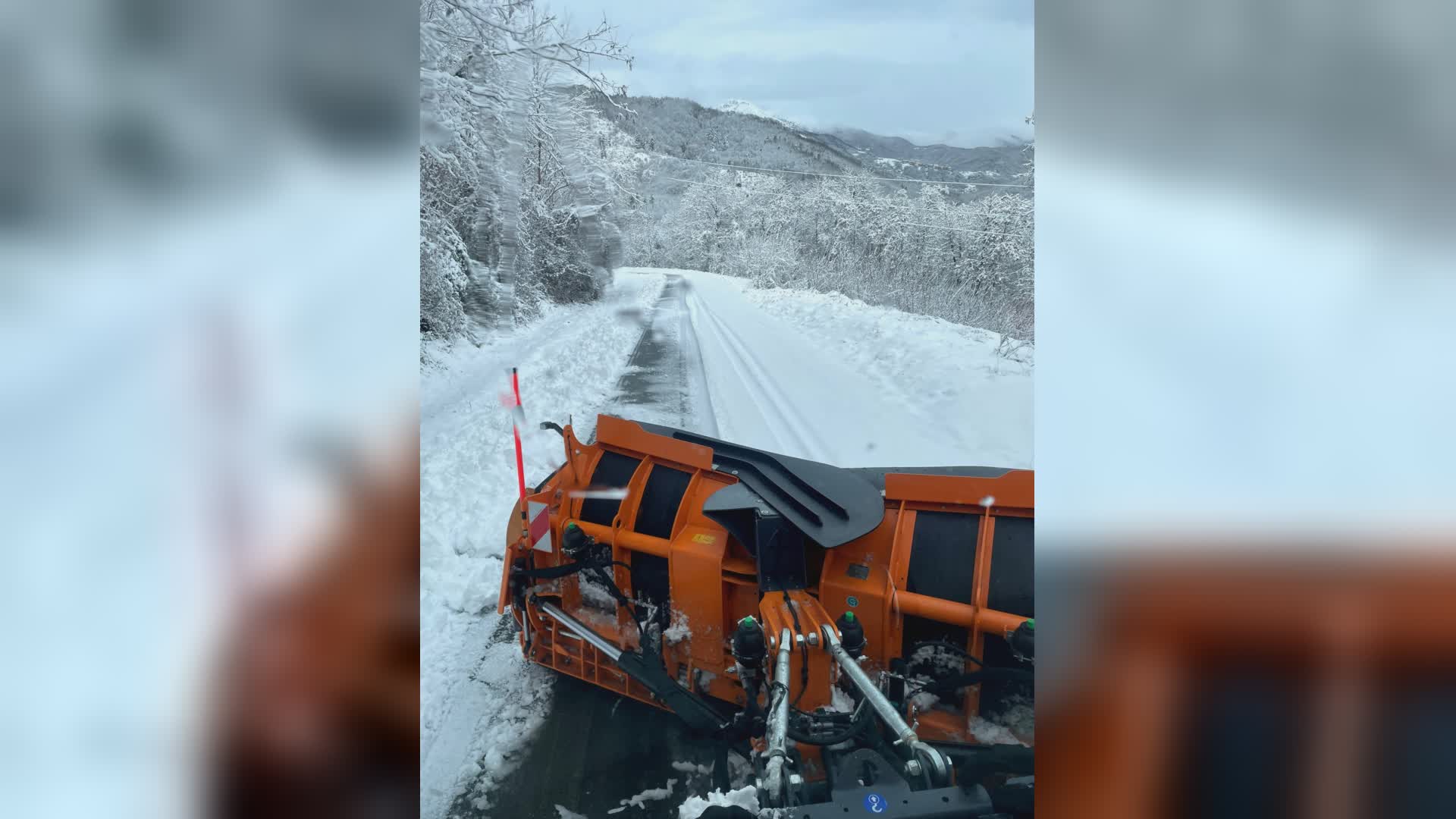 Allerta neve, la Provincia della Spezia attiva il protocollo d'emergenza sulle strade provinciali