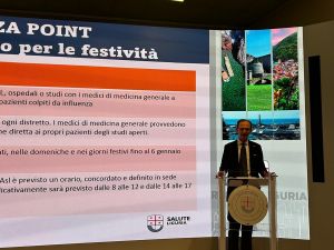 Influenza in Liguria: attivi 80 Point per supportare i pazienti durante i festivi
