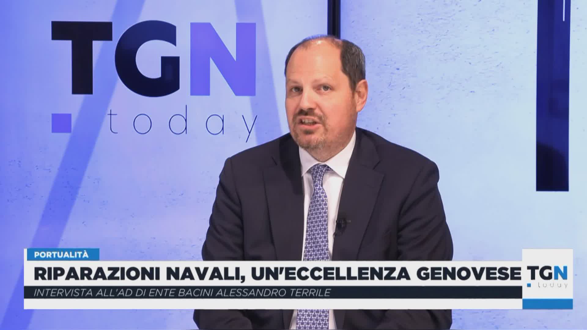 Genova, porto,Terrile a Telenord: "Piano regolatore portuale fondamentale per l'espansione delle riparazioni navali"