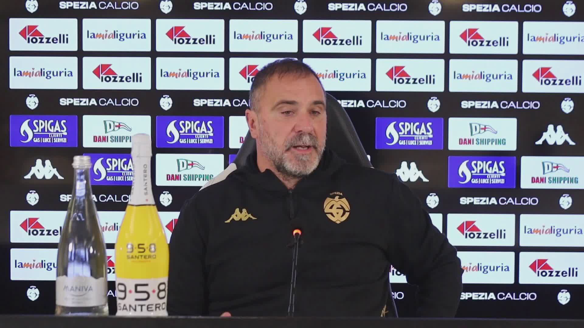 Spezia, D'Angelo: "Catanzaro bravo a muovere la palla, sporchiamogli il gioco"