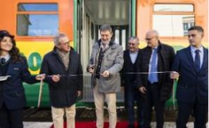 Restaurato il Treno della Valle, inaugurato l’archivio storico della TUA a Lanciano