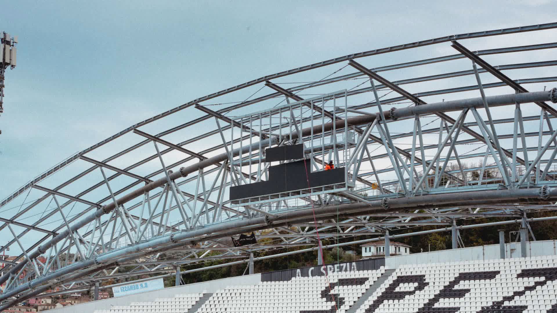 Spezia: Stadio Picco, la "nuova" Curva Ferrovia apre il 26 dicembre per la gara col Mantova