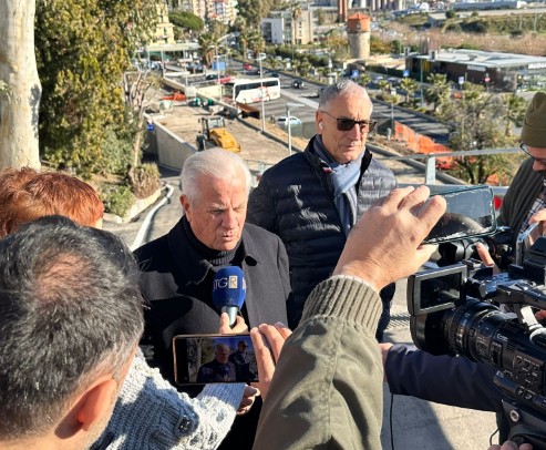 Imperia, taglio del nastro per la nuova bretella tra viale Matteotti e lungomare Vespucci. Sindaco Scajola: "Ampliata rispetto al passato"