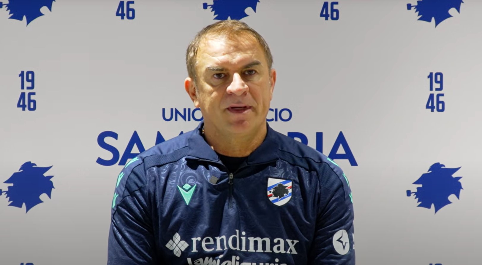 Sampdoria, Semplici: "Rispetto per la Carrarese, è la partita più difficile finora"